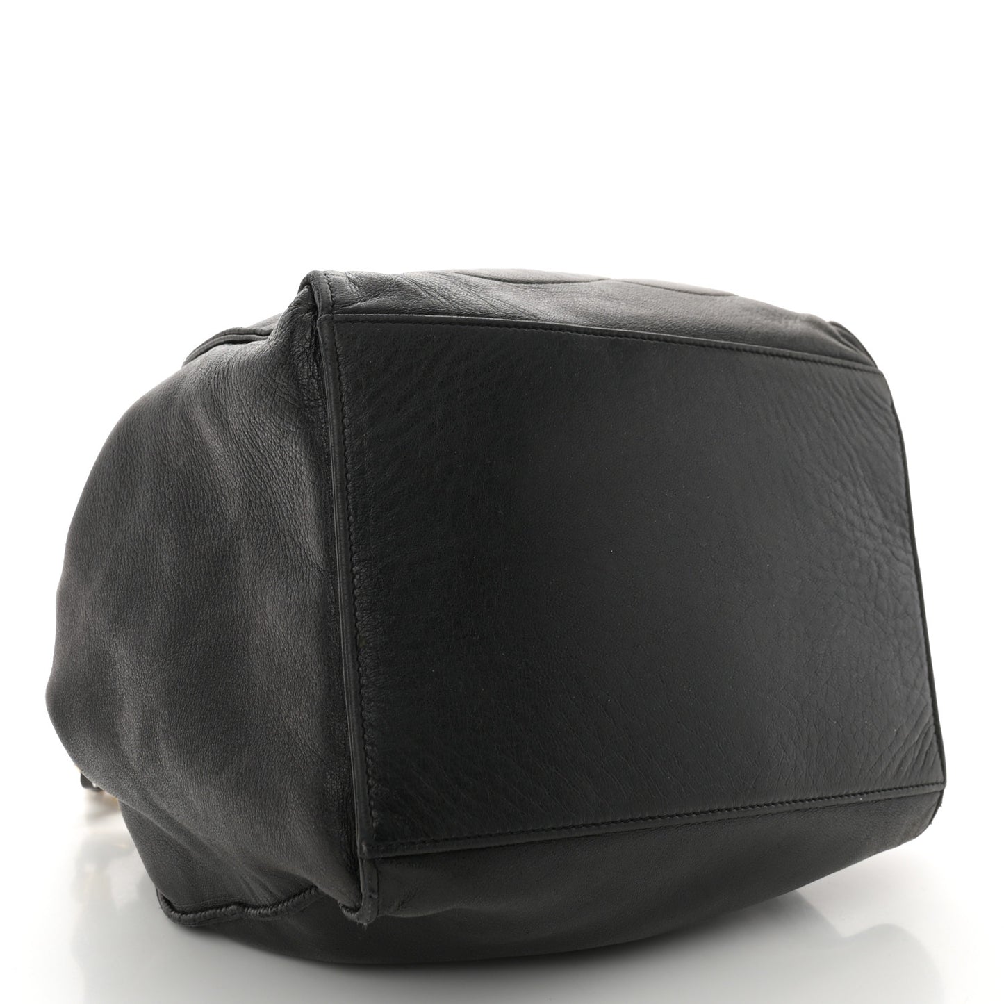 Lambskin CC Drawstring Bag Black