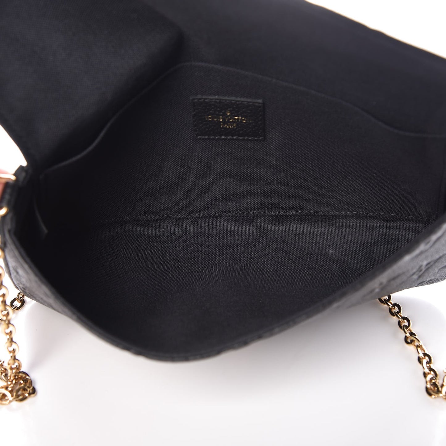 Empreinte Pochette Felicie Chain Wallet Black
