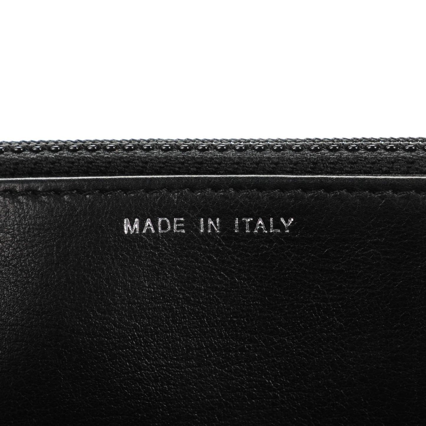 Lambskin Quilted Boy Wallet On Chain WOC Black