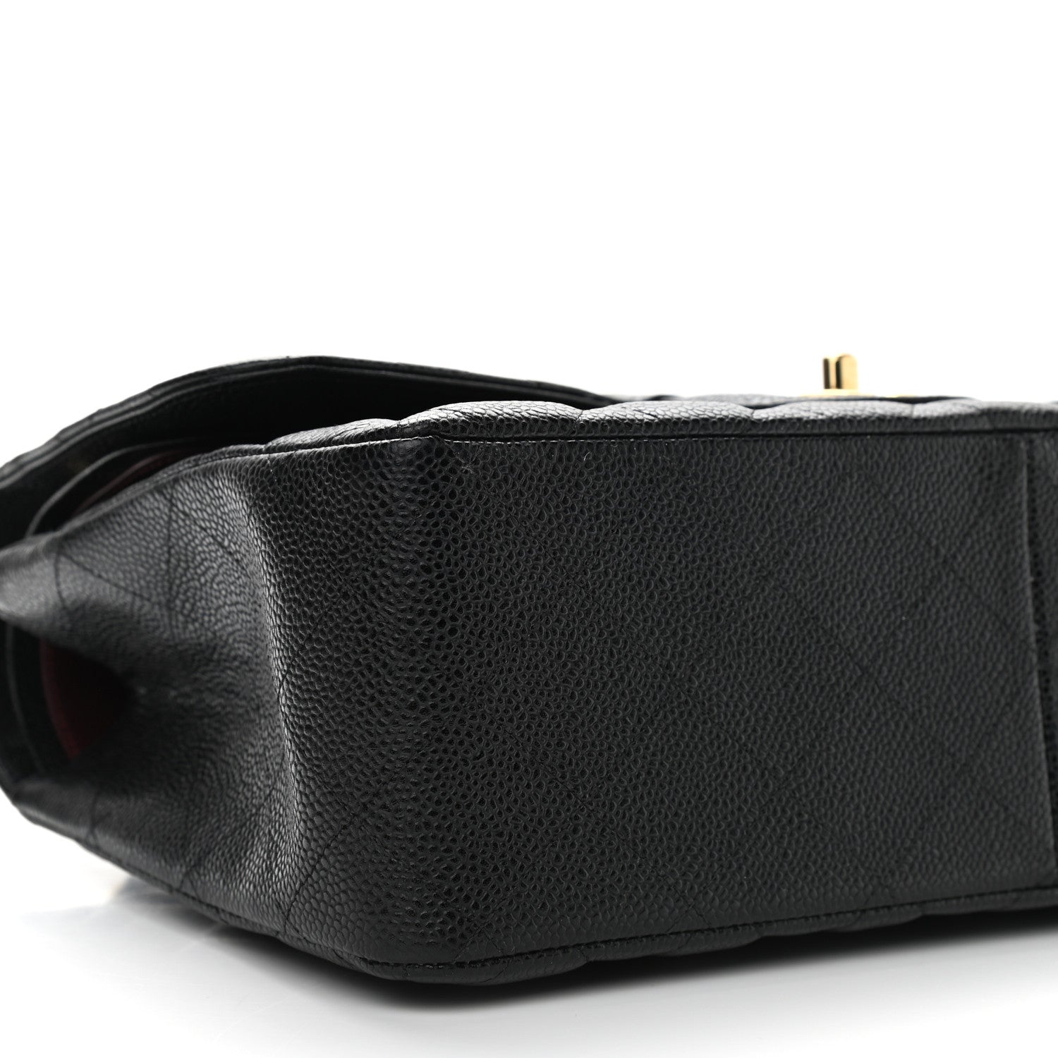 Chanel Caviar Quilted Jumbo Double Flap Black 7 of 9