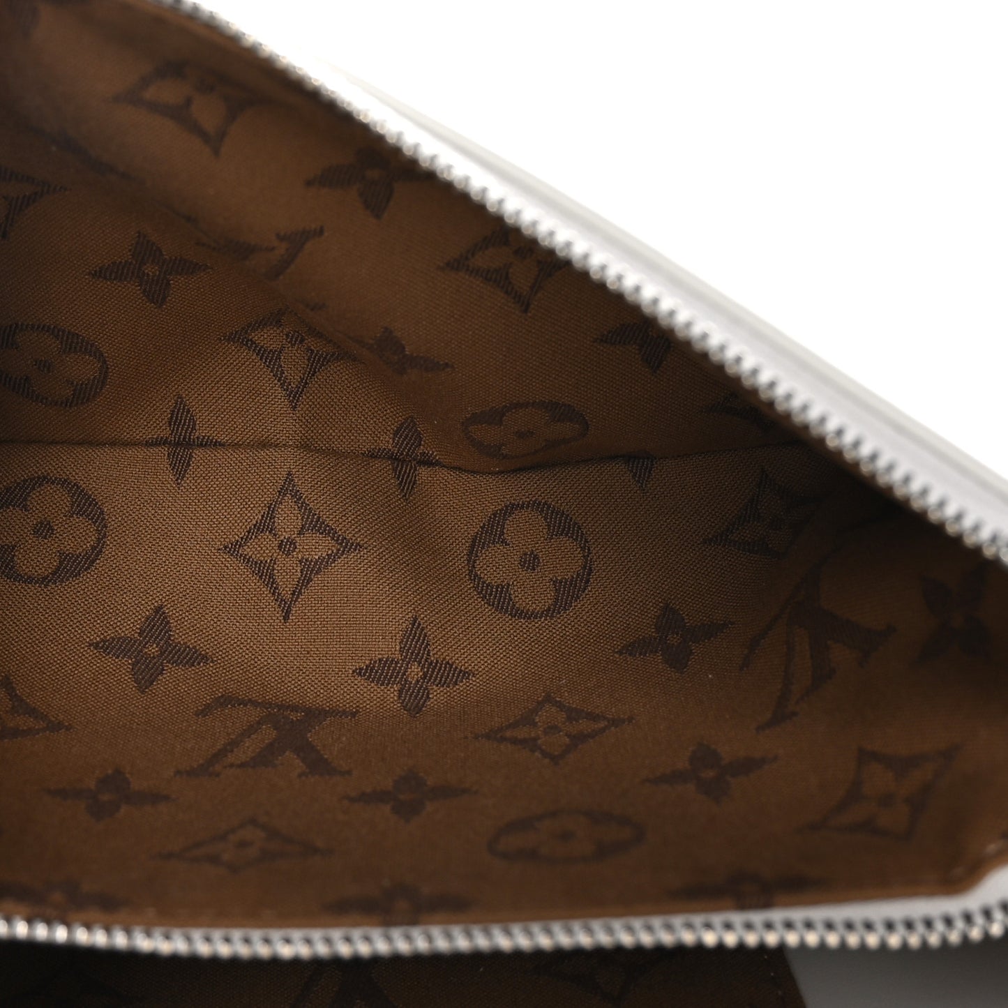 Calfskin Reverse Monogram Swing White