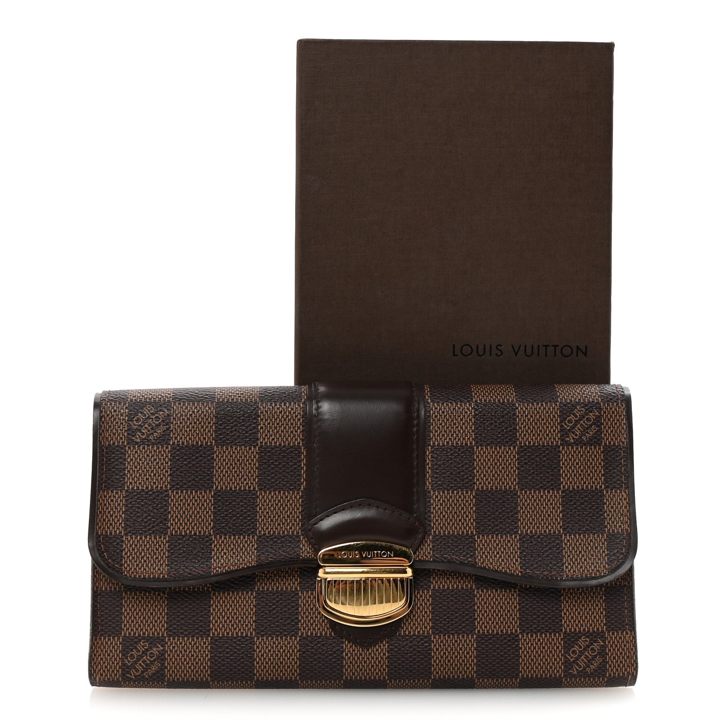 Louis Vuitton Damier Ebene Sistina Wallet 7 of 7
