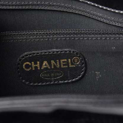 Chanel Patent Logo Tote Black 6 of 24