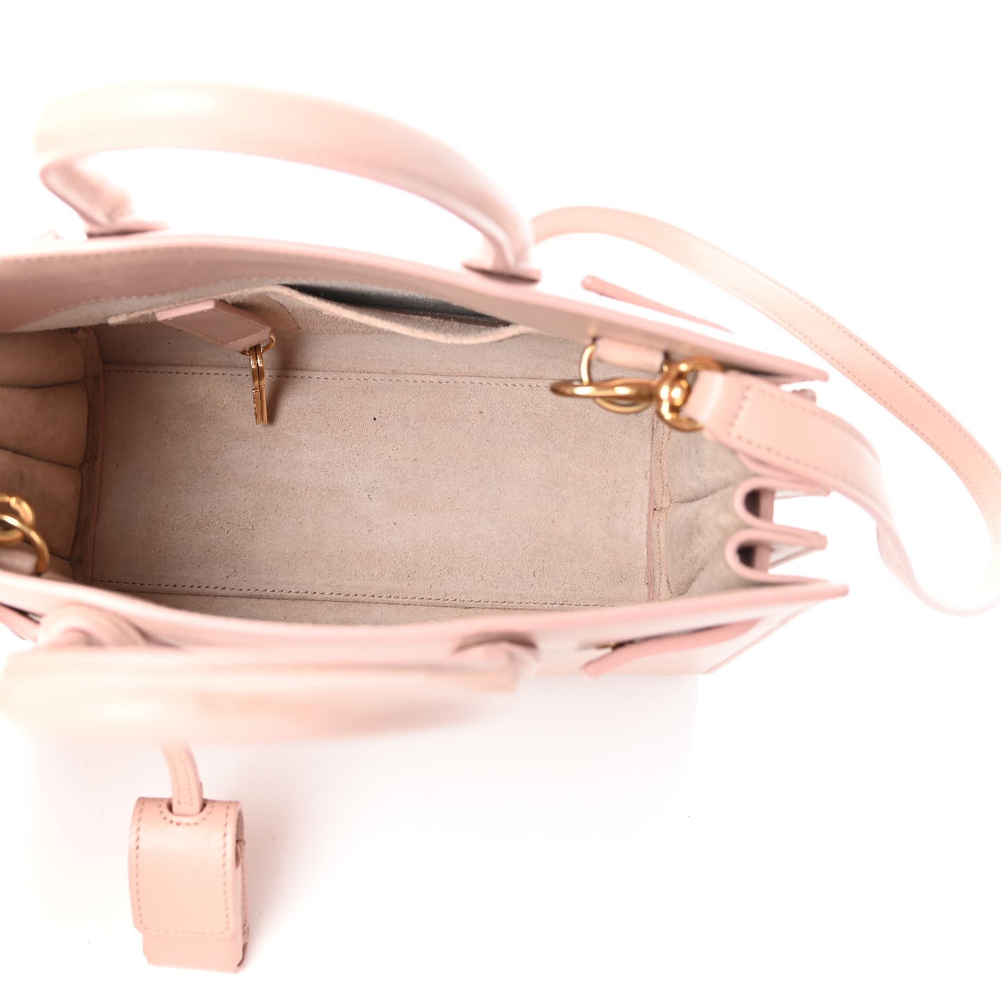 Calfskin Nano Sac De Jour Pale Pink