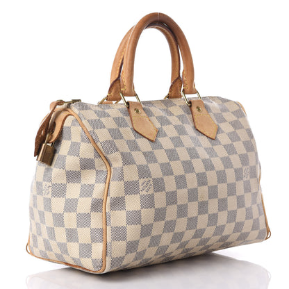 Louis Vuitton Damier Azur Speedy 25 2 of 10