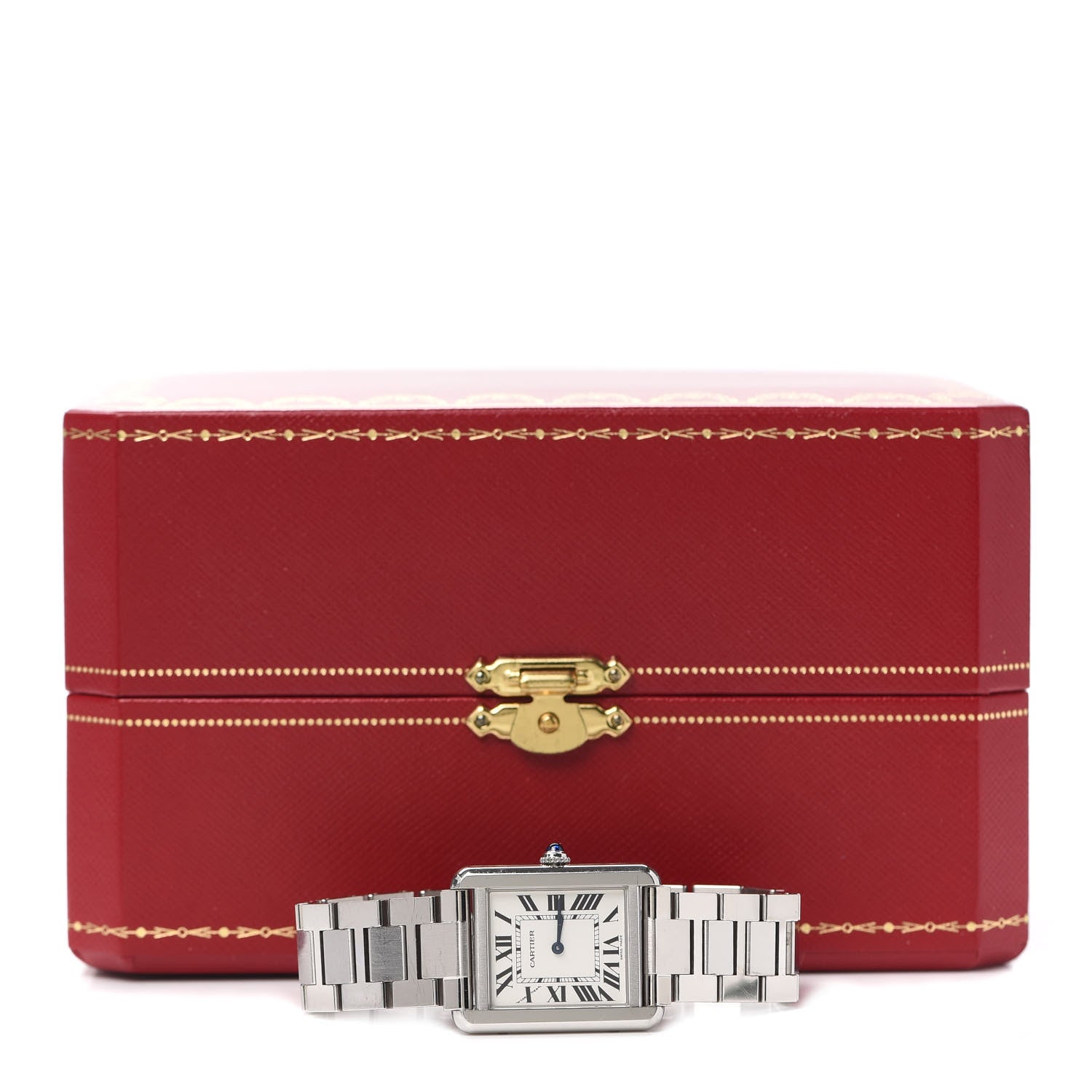 Cartier Stainless Steel 24mm Tank Solo Quartz Watch 6 of 6