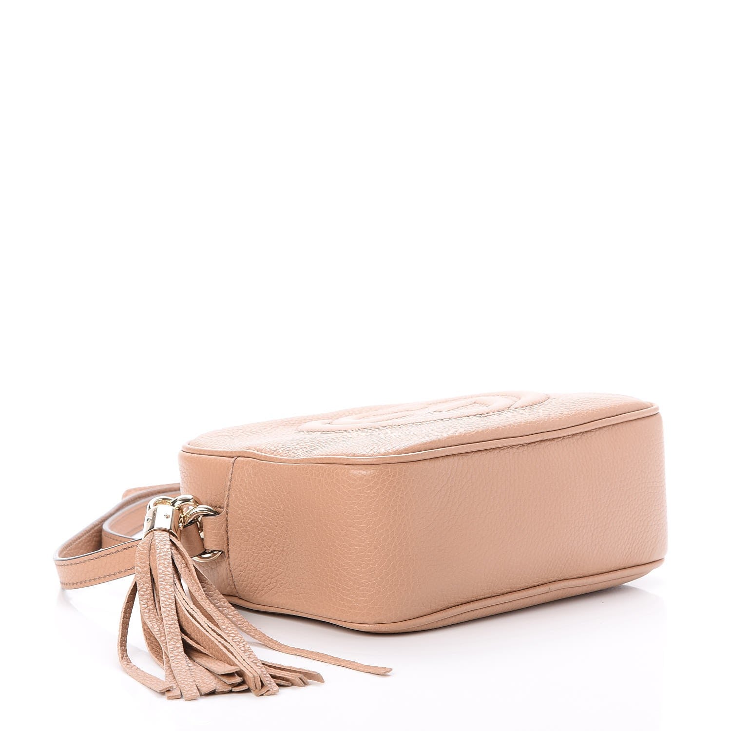 Gucci Pebbled Calfskin Small Soho Disco Bag Camelia 4 of 7