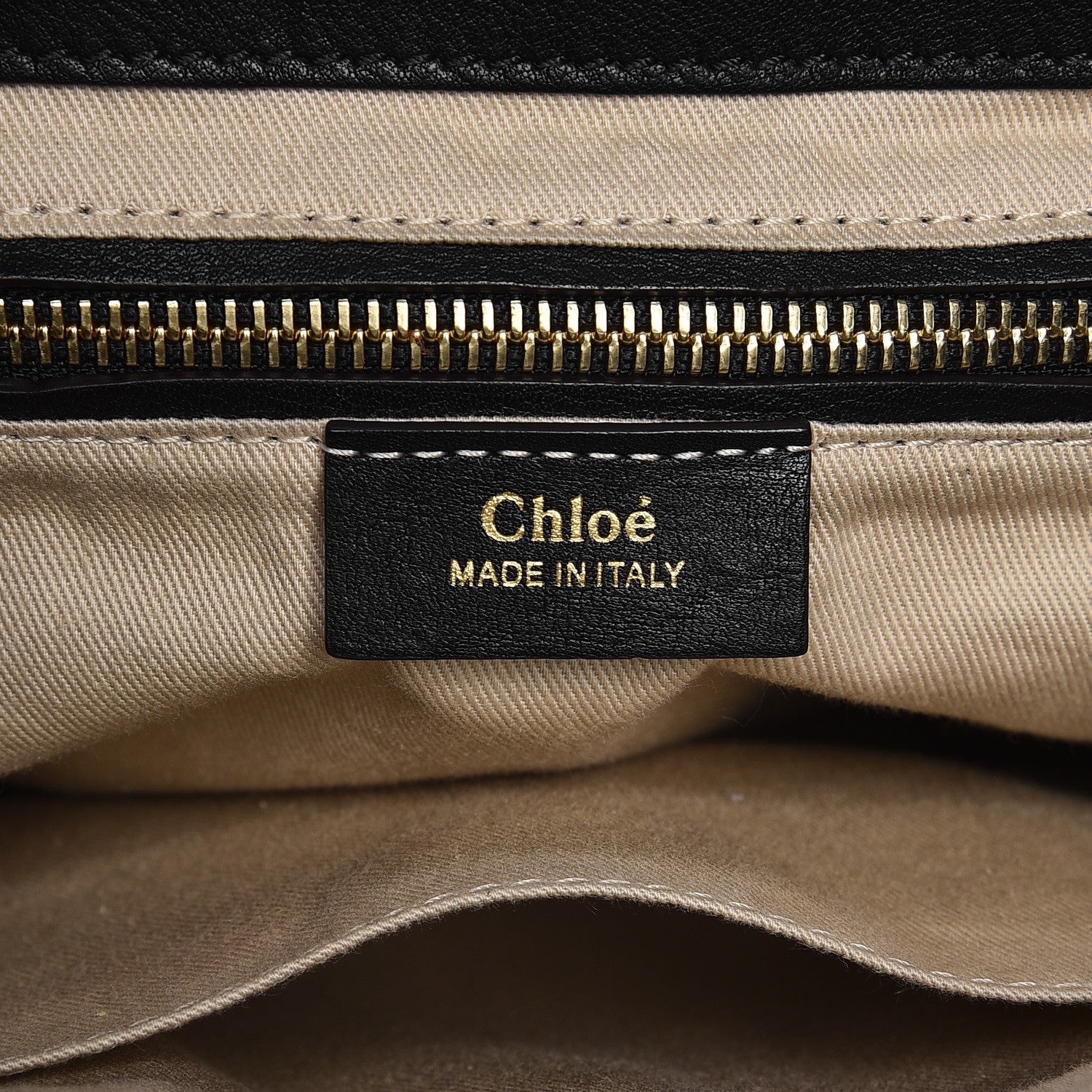 Chloe Suede Calfskin Medium Faye Backpack Black 7 of 9