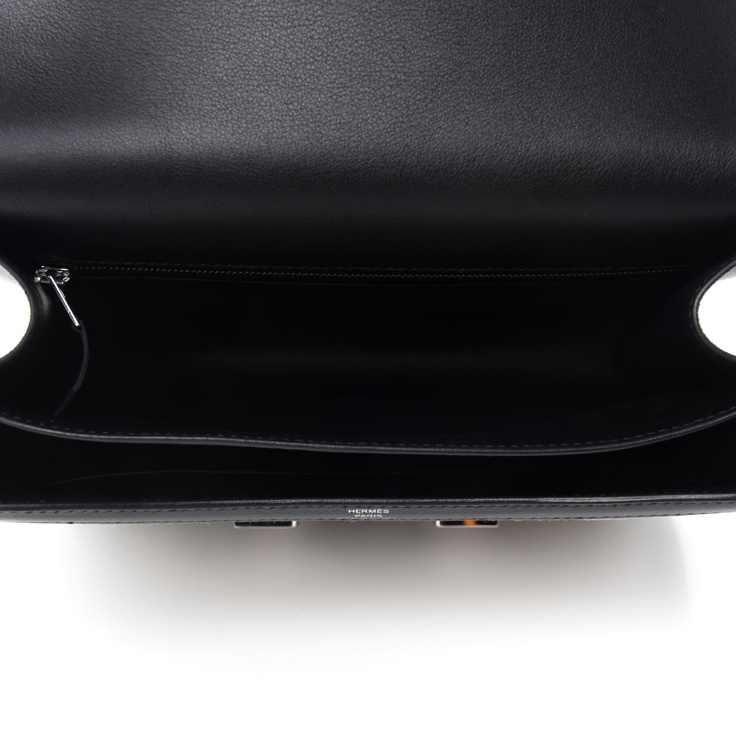 Hermes Swift Toile Dechainee Constance 24 Ficelle Black 5 of 11