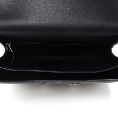 Hermes Swift Toile Dechainee Constance 24 Ficelle Black 5 of 11
