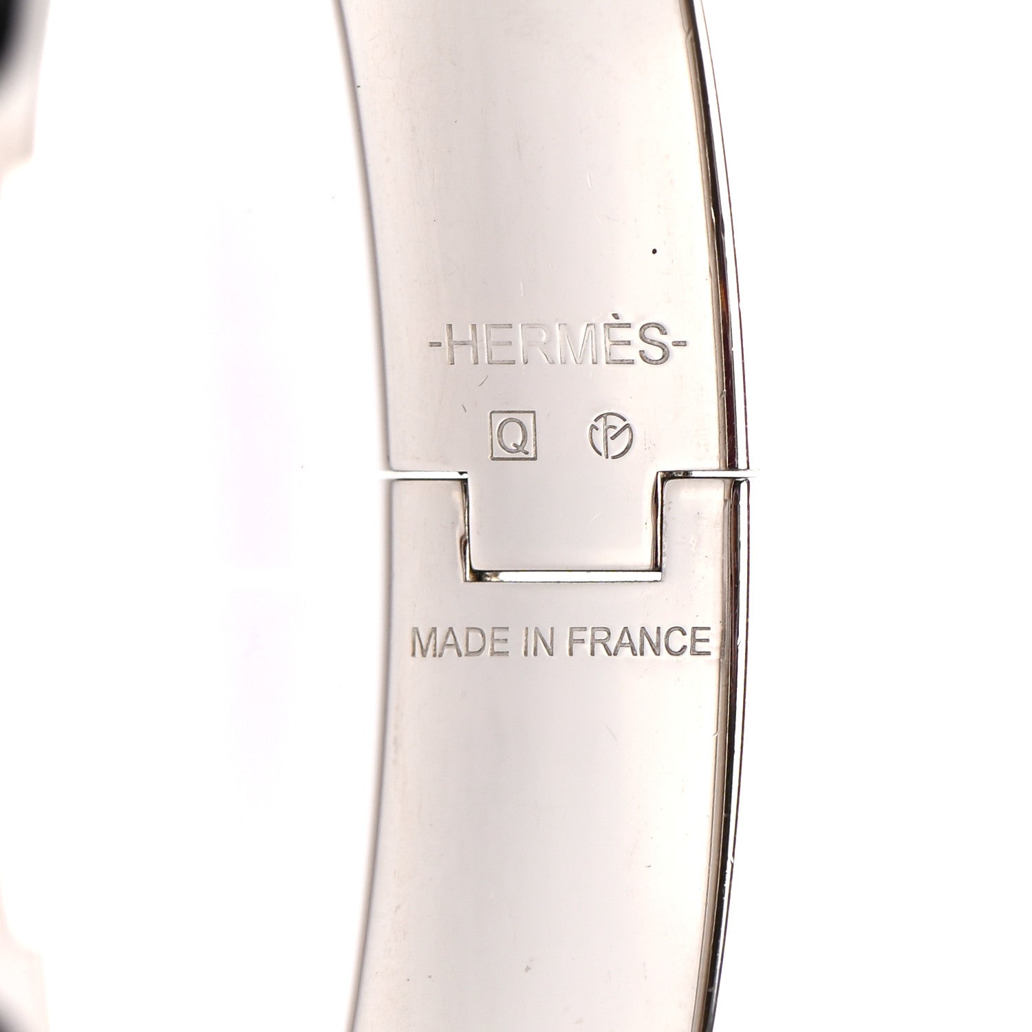 Hermes Enamel Narrow Clic Clac H Bracelet PM Black 4 of 5