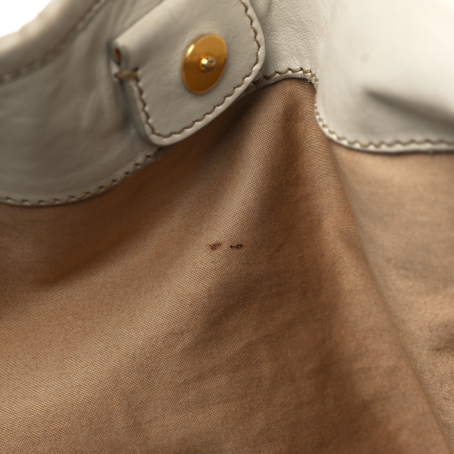 Miu Miu Vitello Soft Tote Talco 11 of 11