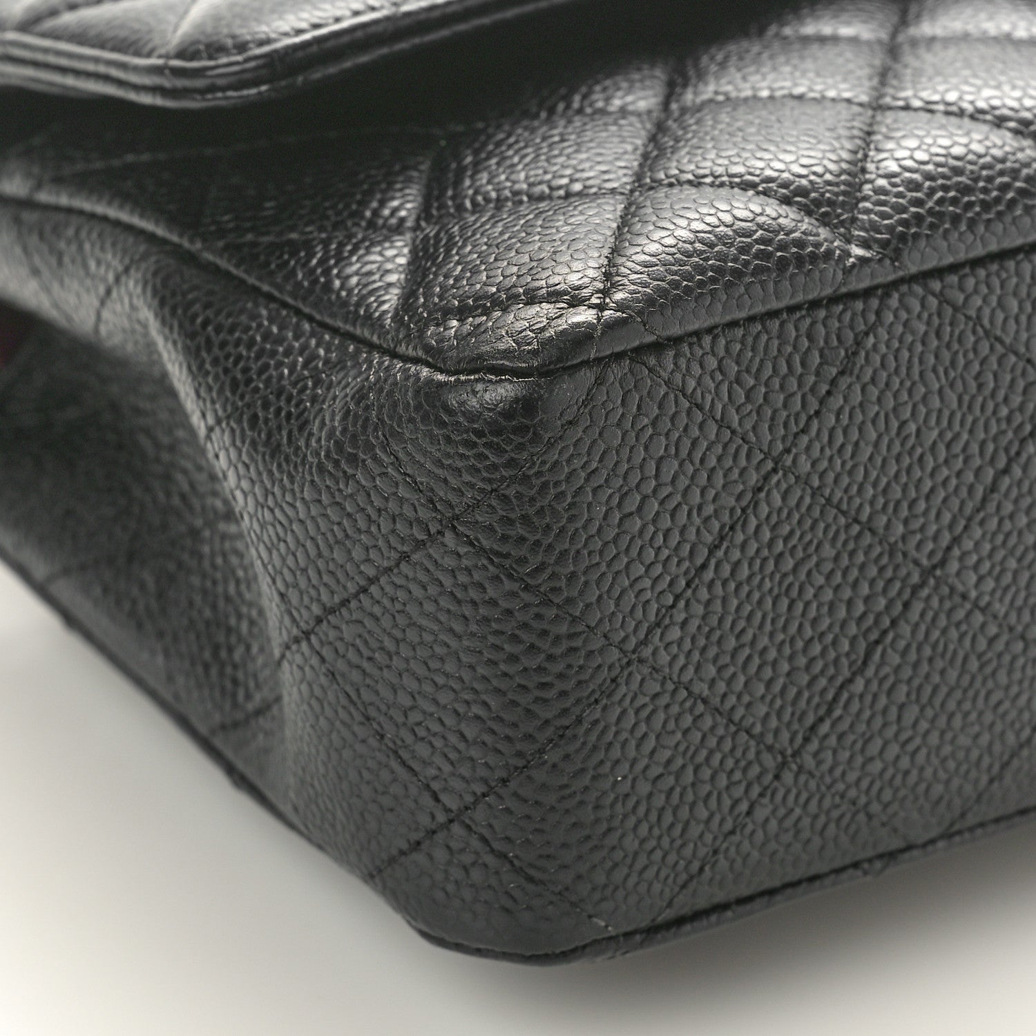 Chanel Caviar Quilted Medium Double Flap Black 9 of 12
