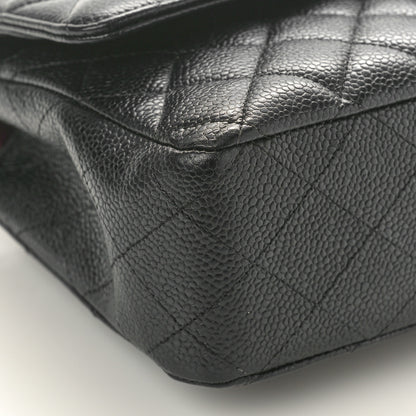 Chanel Caviar Quilted Medium Double Flap Black 9 of 12