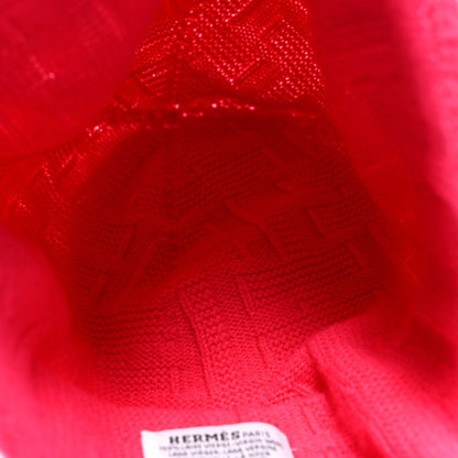 Hermes Wool Beanie Hat L Rose Flash 4 of 4