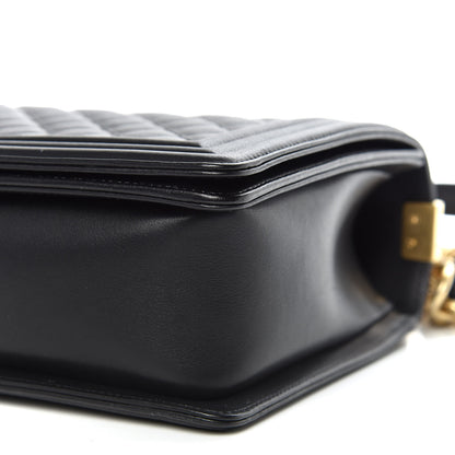 Chanel Calfskin Quilted New Medium Boy Flap Black 9 of 16