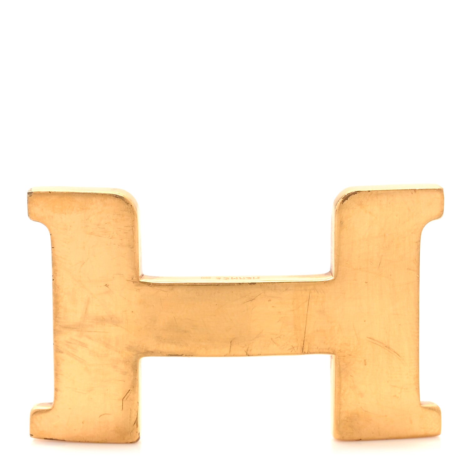 Hermes Polished 24mm Constance H Belt Buckle Gold 1 of 3