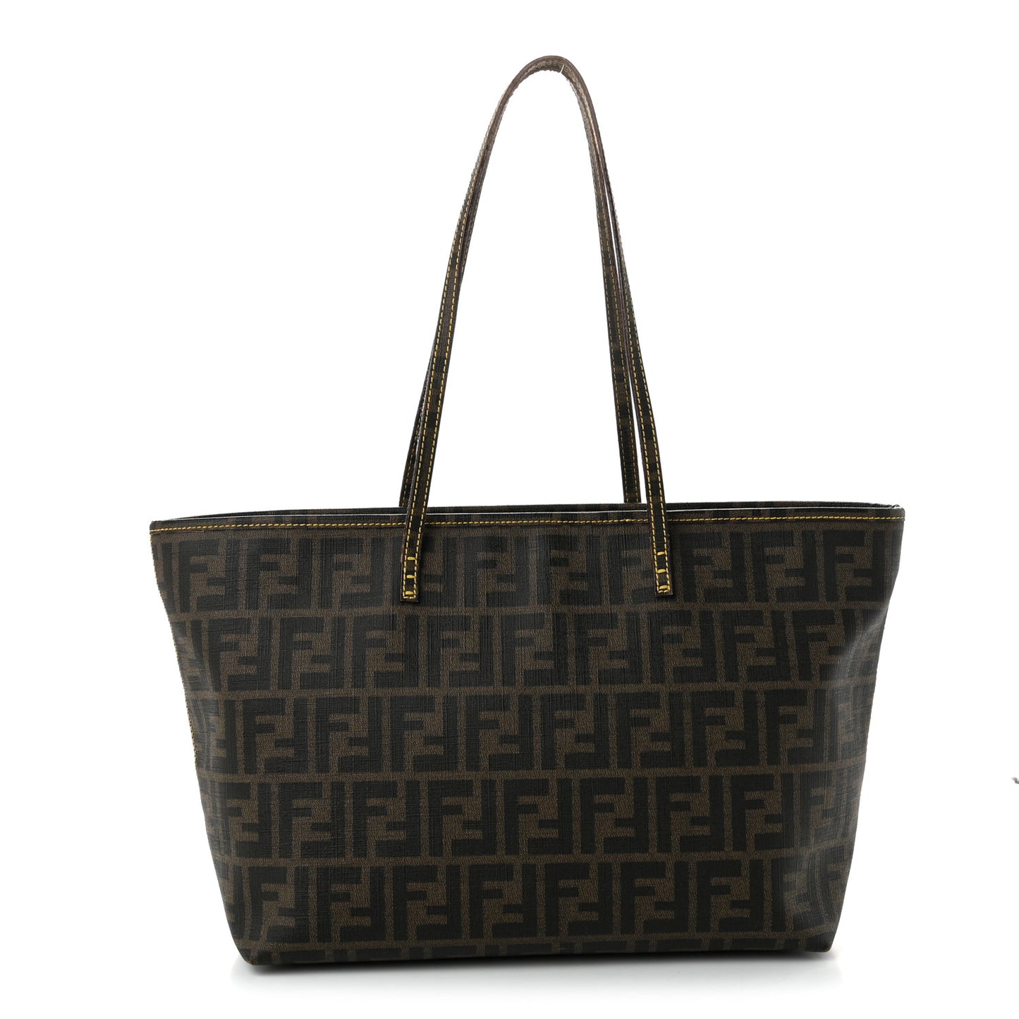 Zucca Spalmati Small Roll Tote Tobacco Yellow
