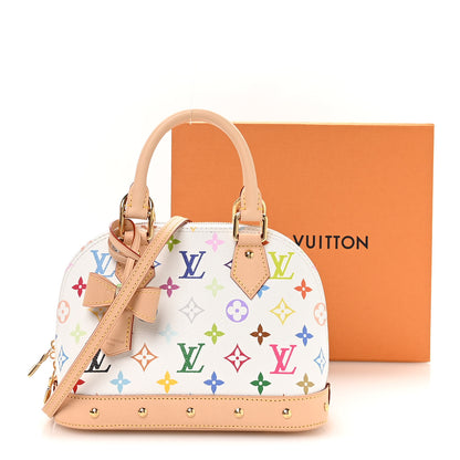 Louis Vuitton LV x TM Monogram Multicolor Alma BB White 9 of 9