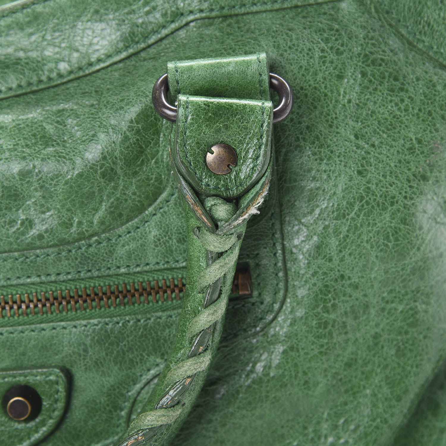 Balenciaga Agneau Classic Hardware City Vert Gazon 15 of 25