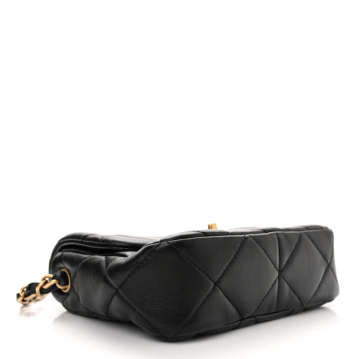 Chanel Lambskin Plexiglass Quilted Coco Love Mini Flap Black 4 of 11