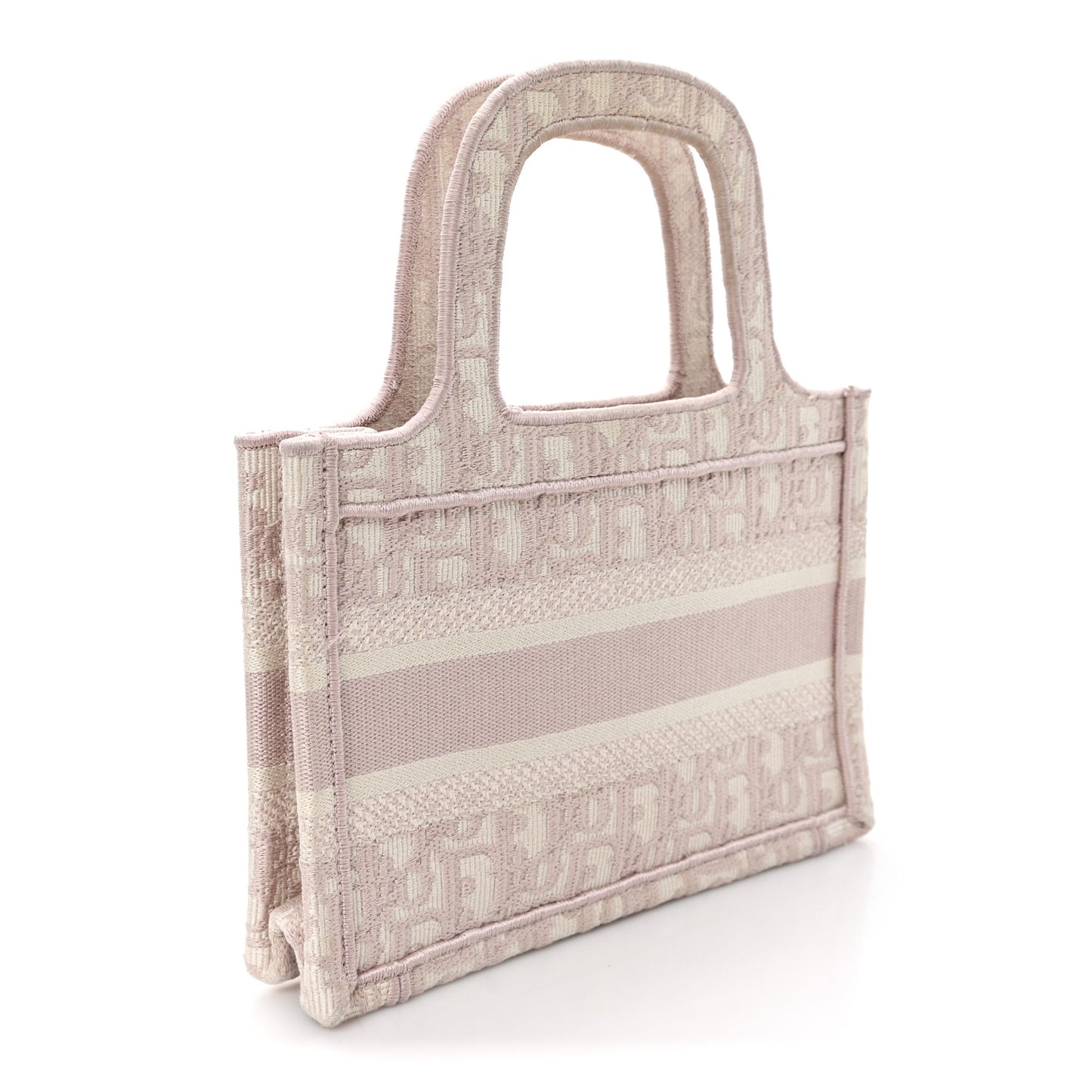 Oblique Mini Book Tote Rose Des Vents Multicolor