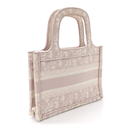 Christian Dior Oblique Mini Book Tote Rose Des Vents Multicolor 3 of 10
