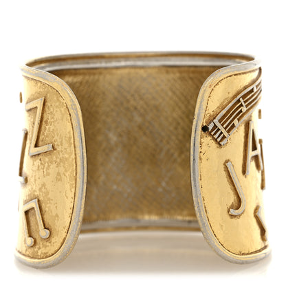 Saint Laurent Brass Jazz Cuff Bracelet 3 of 5