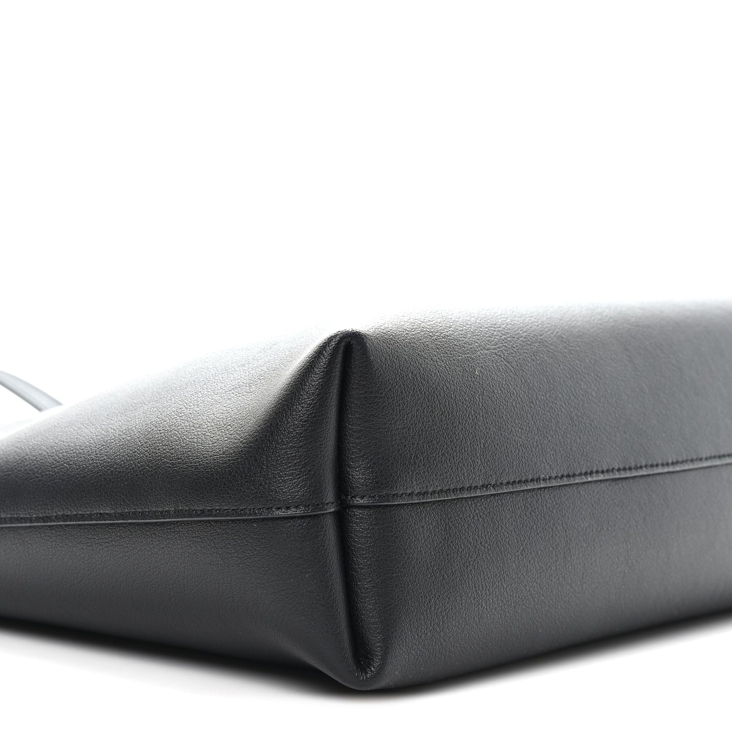 Calfskin North-South Shopping Tote Black