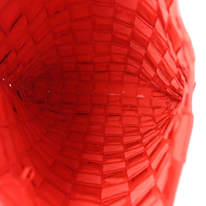 Bottega Veneta Calfskin Maxi Intrecciato Cassette Tote Tomato 6 of 11