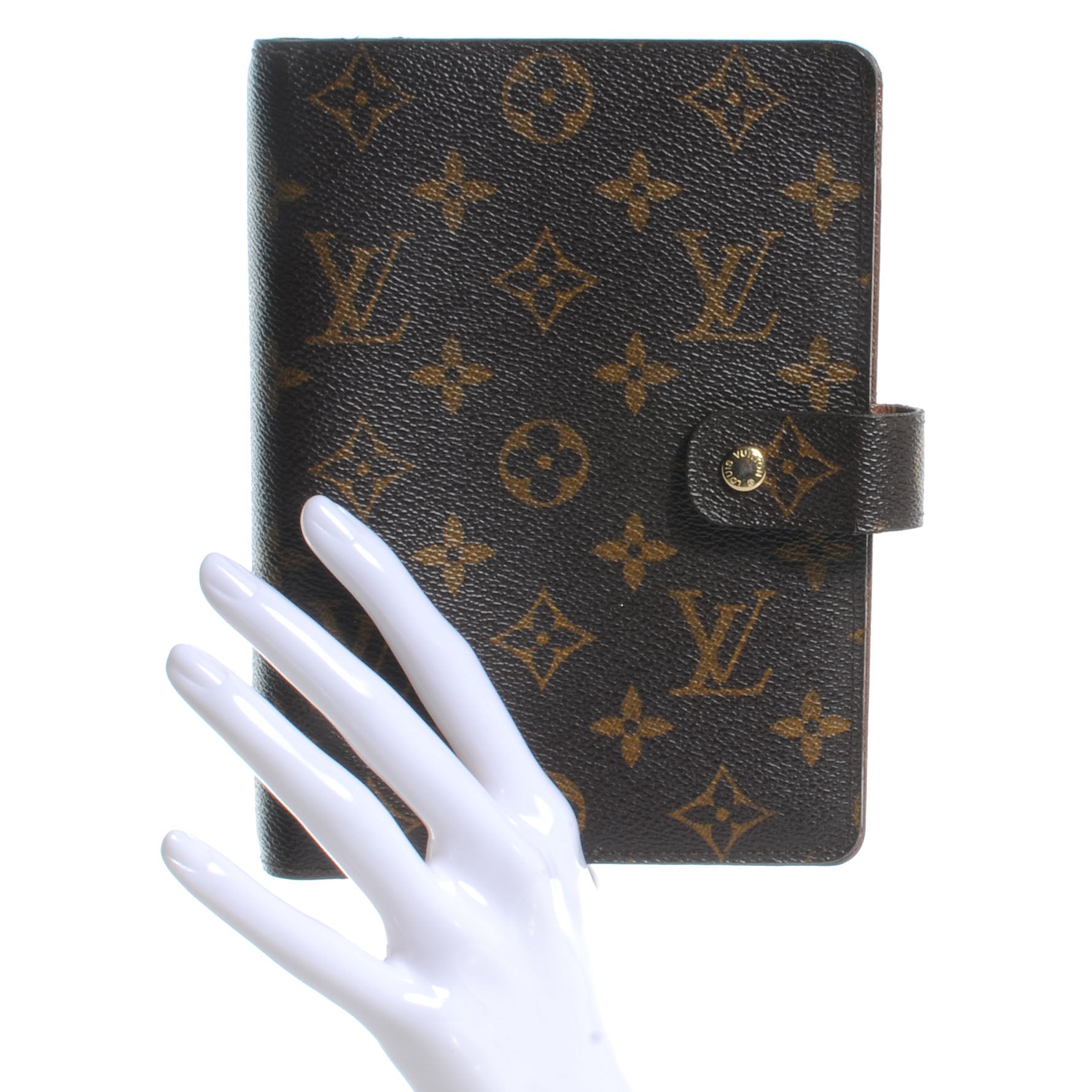Louis Vuitton Monogram Agenda Medium Ring 2 of 7
