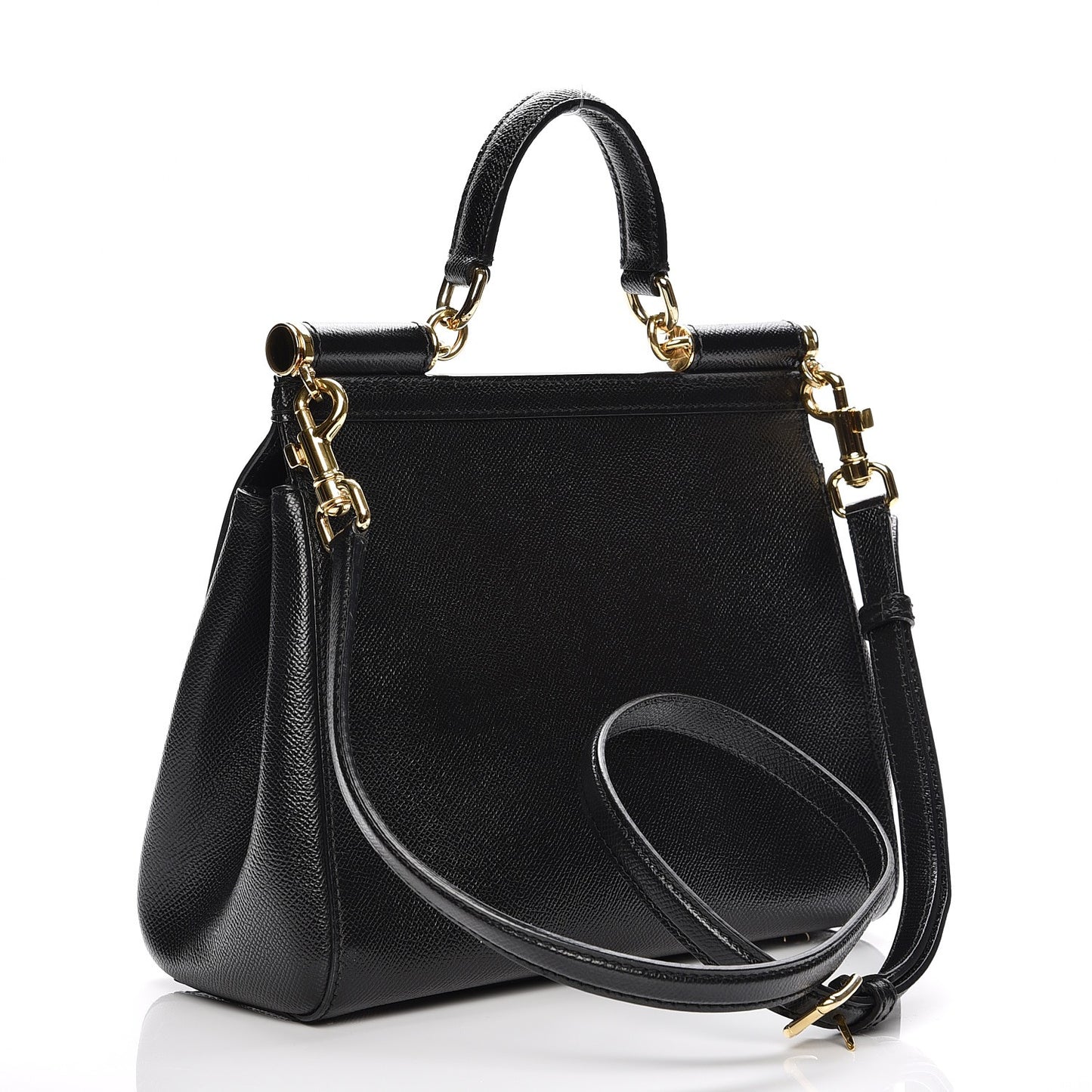Dauphine Medium Miss Sicily Satchel Black