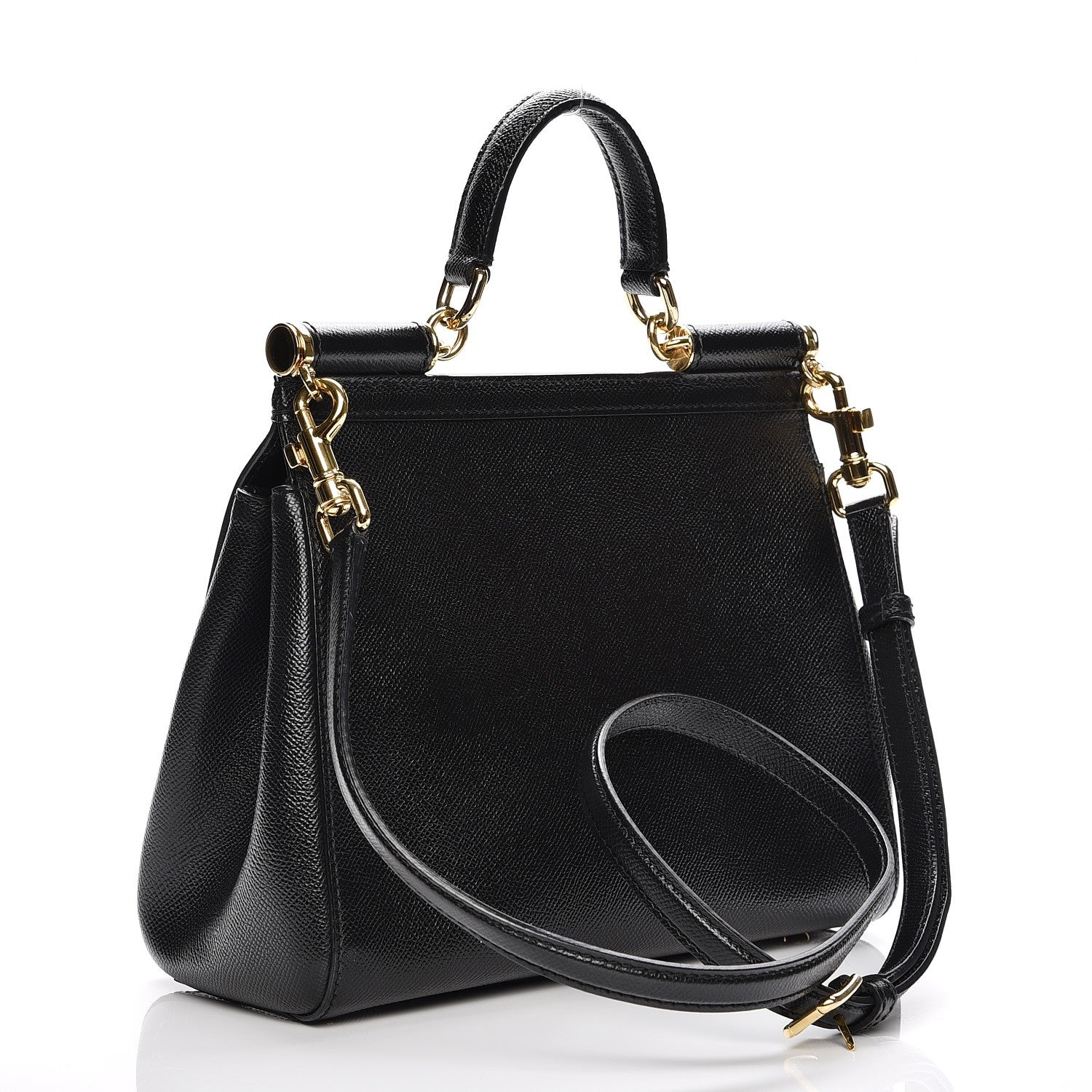 Dolce & Gabbana Dauphine Medium Miss Sicily Satchel Black 3 of 8