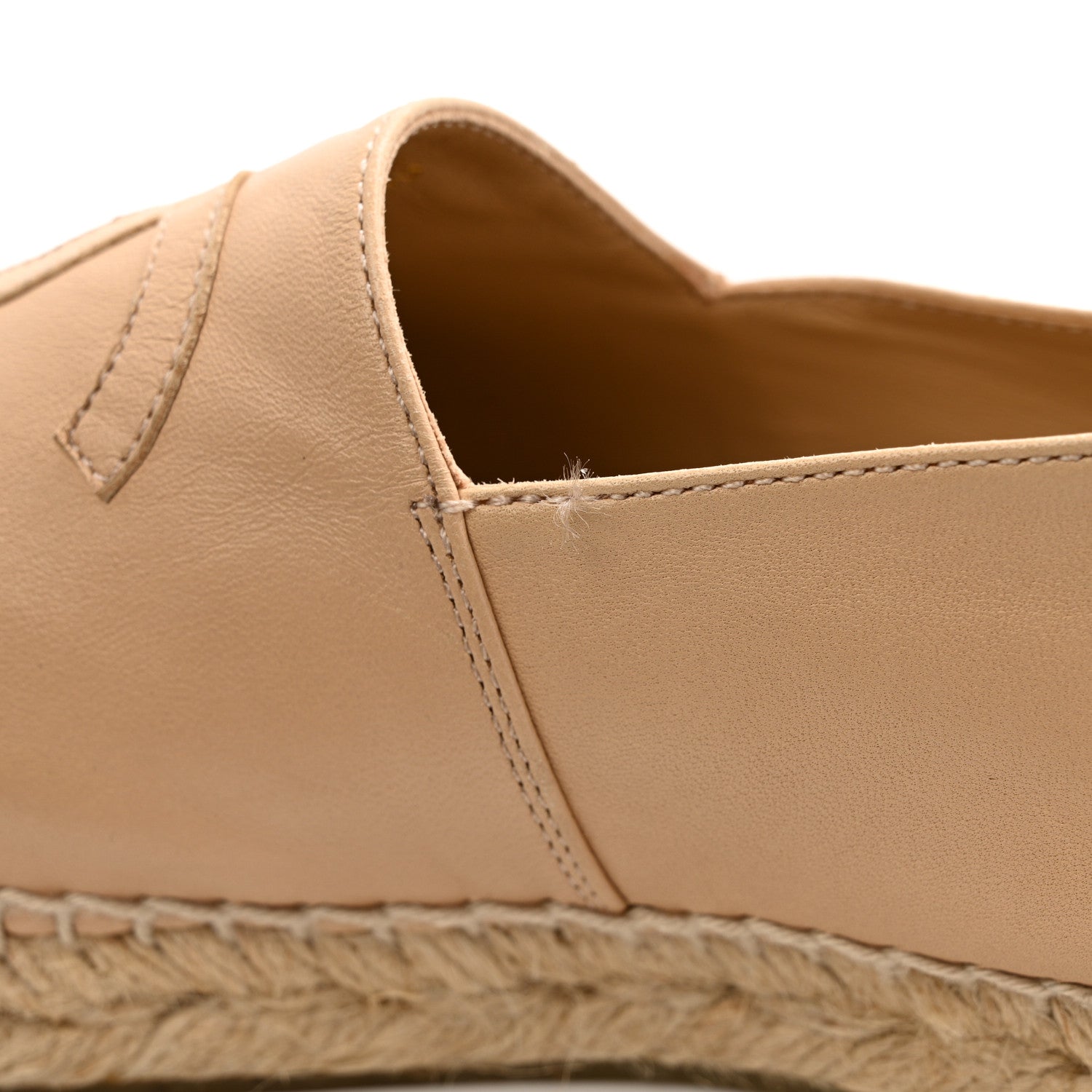 Chanel Lambskin CC Espadrilles 39 Beige Black 11 of 13