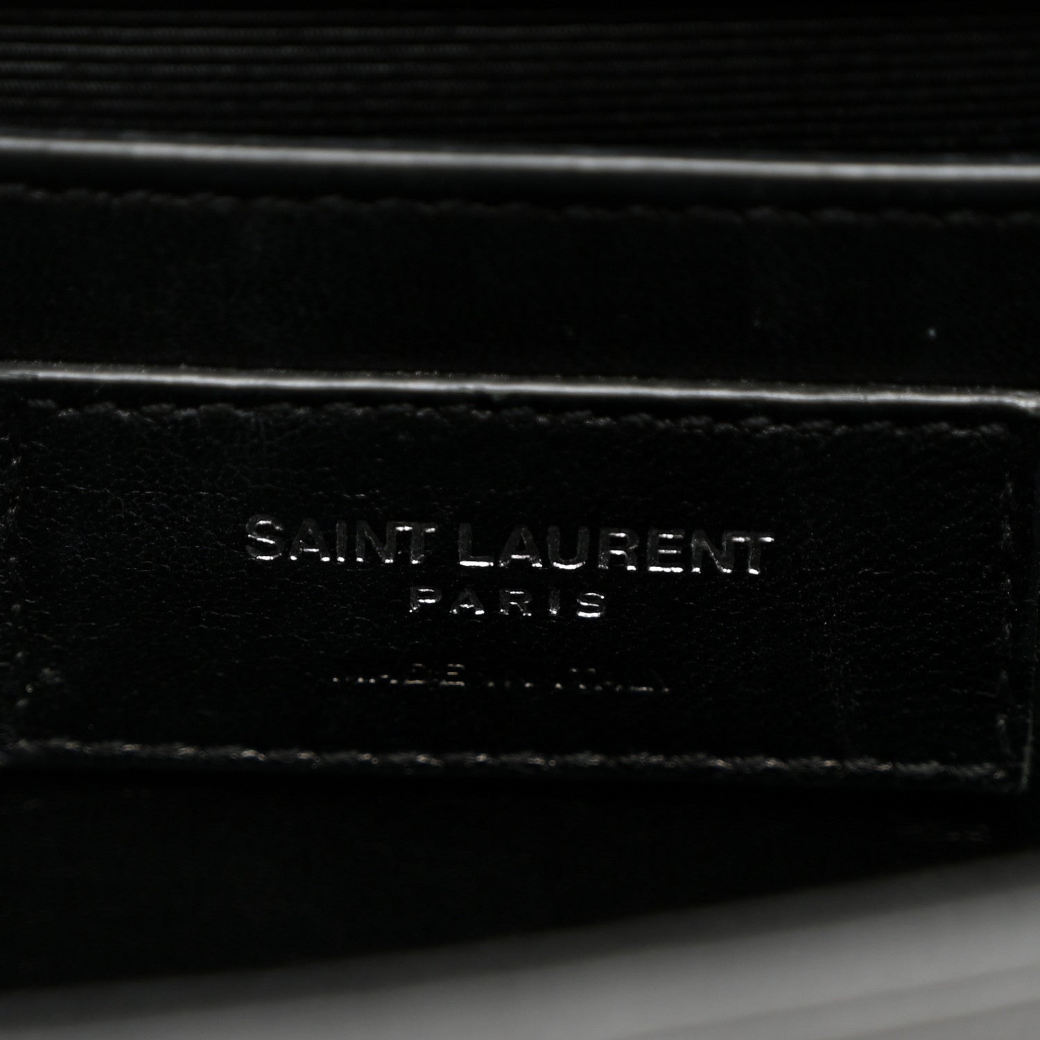 Saint Laurent Grain De Poudre Small Monogram Kate Satchel Black 6 of 9
