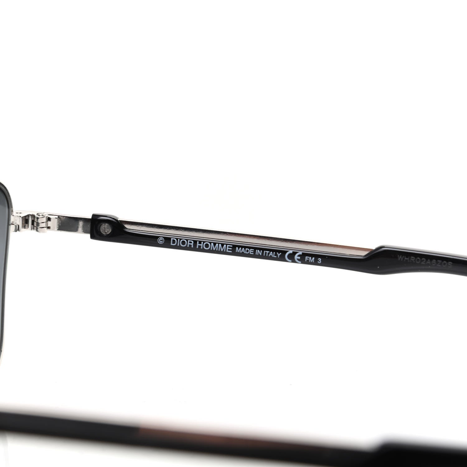 Christian Dior HOMME Metal Diorstreet1 Sunglasses Silver Black 5 of 7