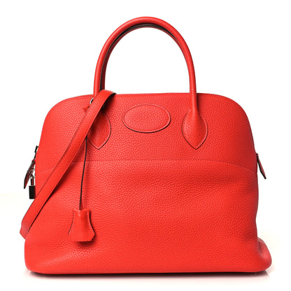 Hermes Taurillon Clemence Bolide 35 Rouge Pivoine 1 of 9