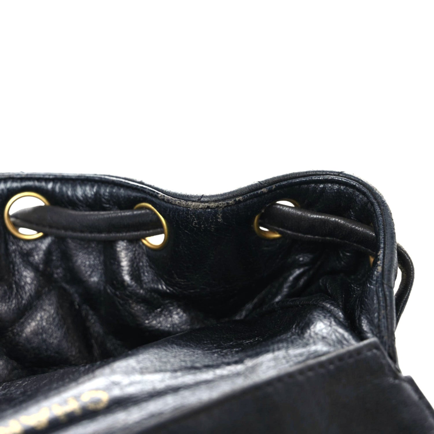 Chanel Lambskin Quilted Backpack Black 23 of 24