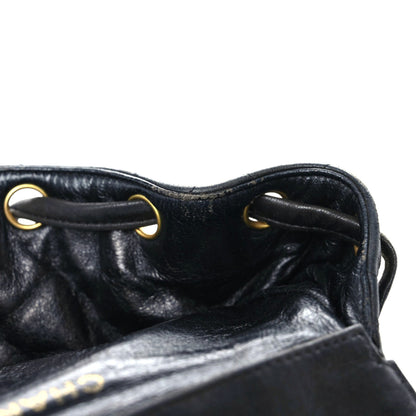 Chanel Lambskin Quilted Backpack Black 23 of 24