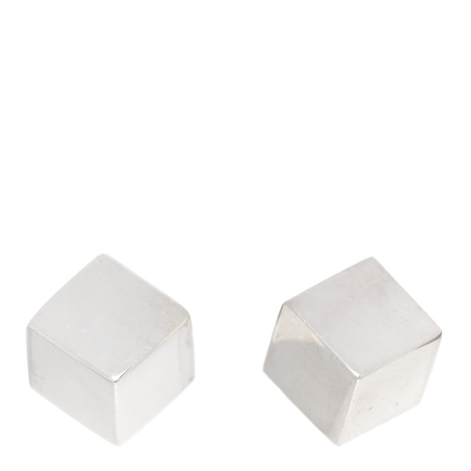 Tiffany Sterling Silver Cube Earrings 1 of 4