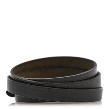 Hermes Chamonix Behapi Quad Tour Wrap Bracelet T2 Black 3 of 5