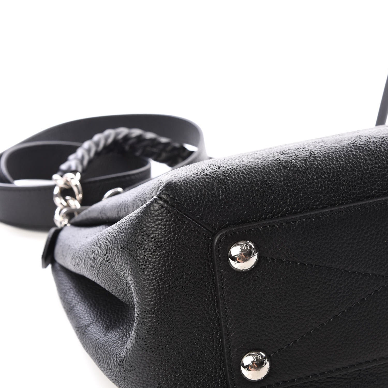Louis Vuitton Mahina Babylone Chain BB Black 7 of 10