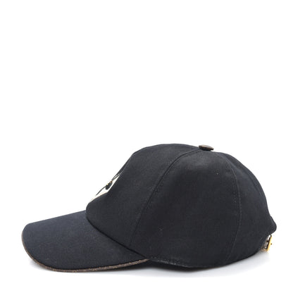 Louis Vuitton Monogram Cotton Jacquard Embroidered LV Day Cap L Black 4 of 9