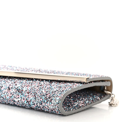 Jimmy Choo Glitter Emmie Clutch Bubblegum Mix 10 of 11