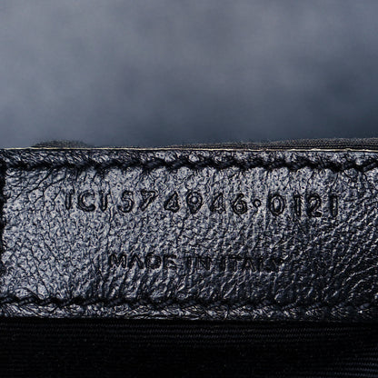 Saint Laurent Calfskin Y Quilted Monogram Medium Loulou Chain Satchel Black 7 of 11