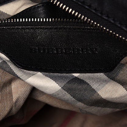 Burberry Lambskin Maggie Soft Knot Hobo Black 6 of 13