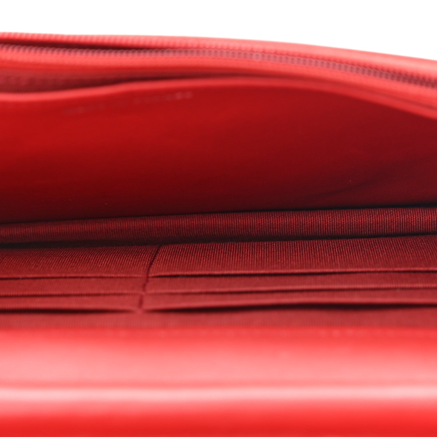 Chanel Caviar Quilted Boy Wallet On Chain WOC Red 5 of 12