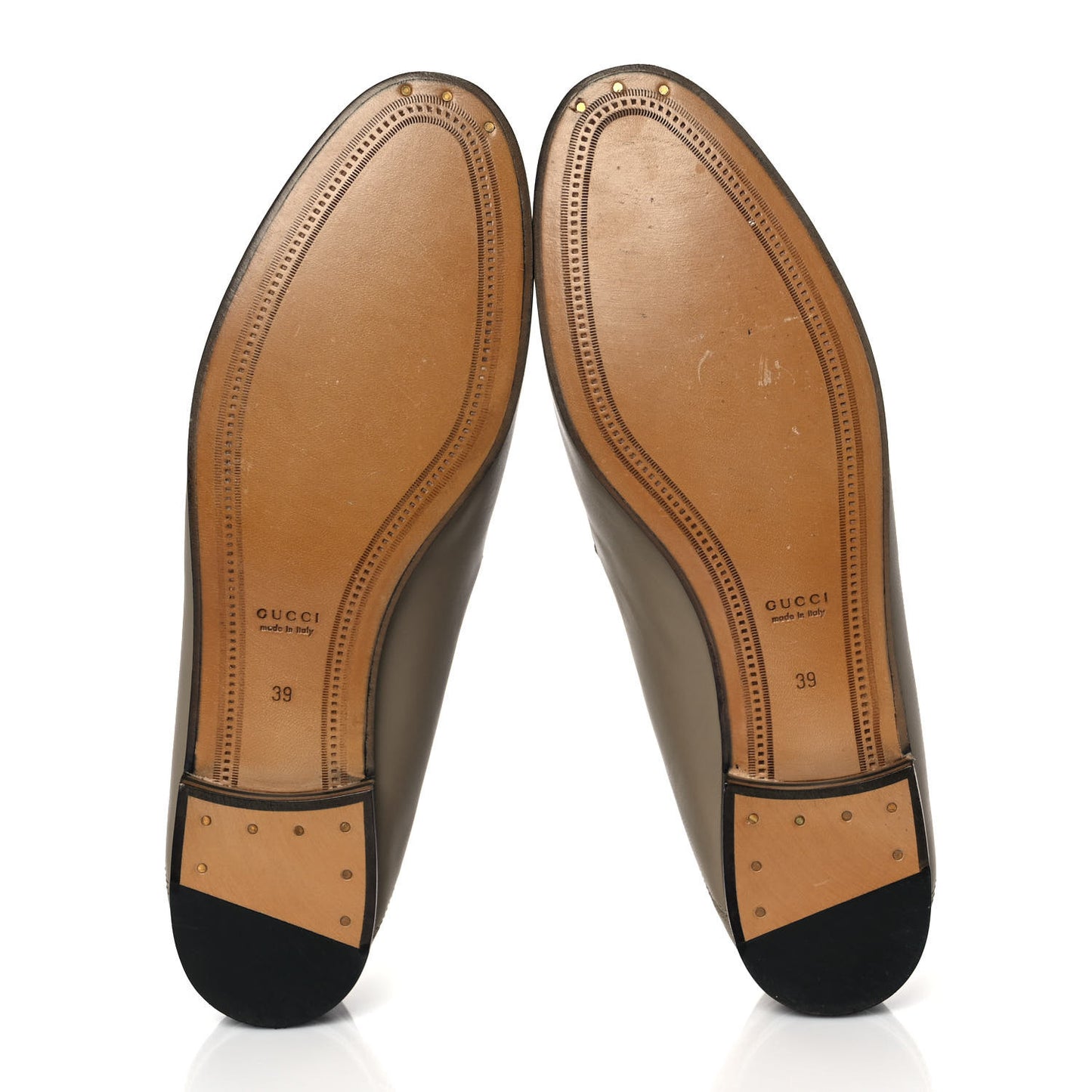 Lambskin Womens Brixton Horsebit Loafers 39 Mud