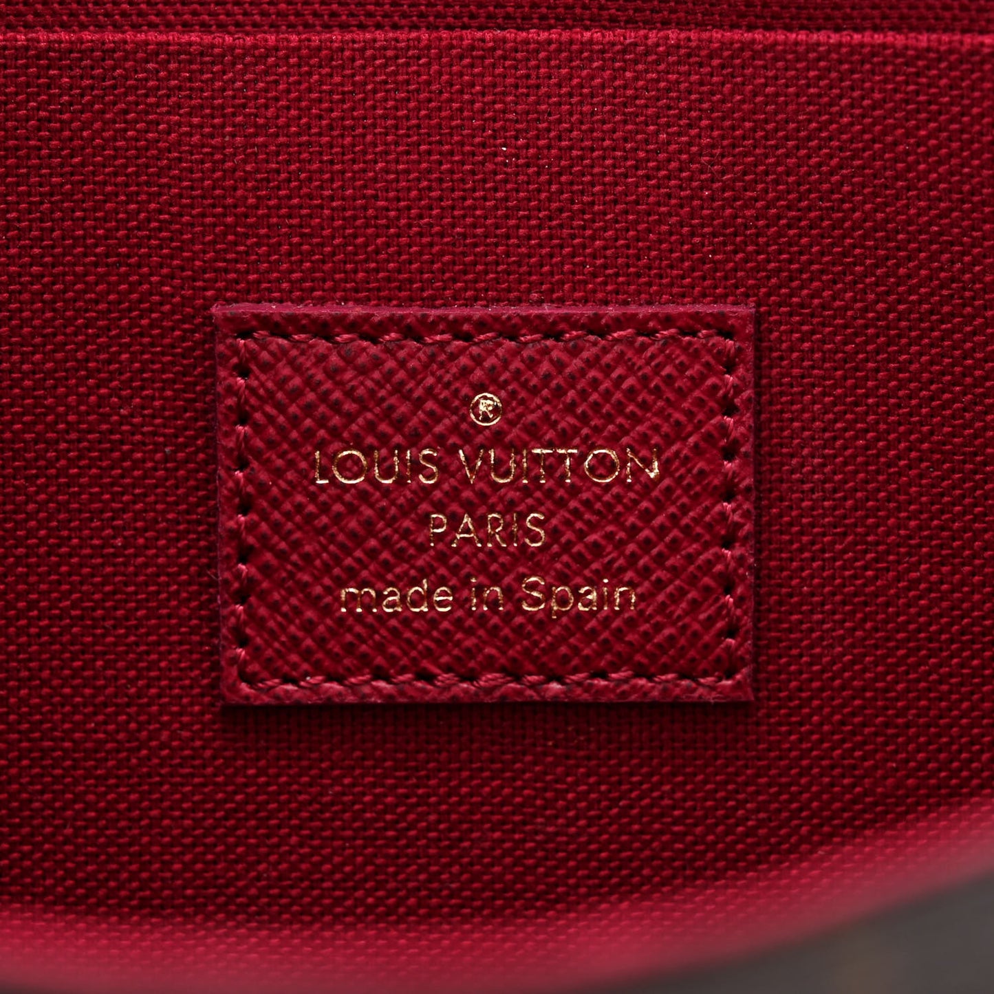 Monogram Pochette Felicie Chain Wallet Fuchsia