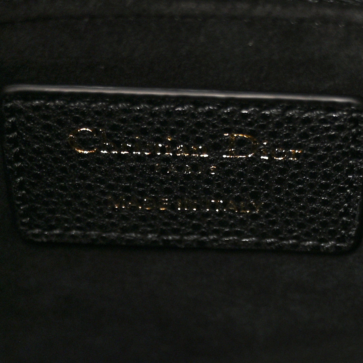 Grained Calfskin Cannage Small Lady Dior Black